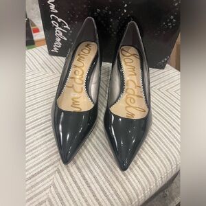 Sam Edelman Black Patent Leather Size 8 1/2 Women’s Heels. New in Box.